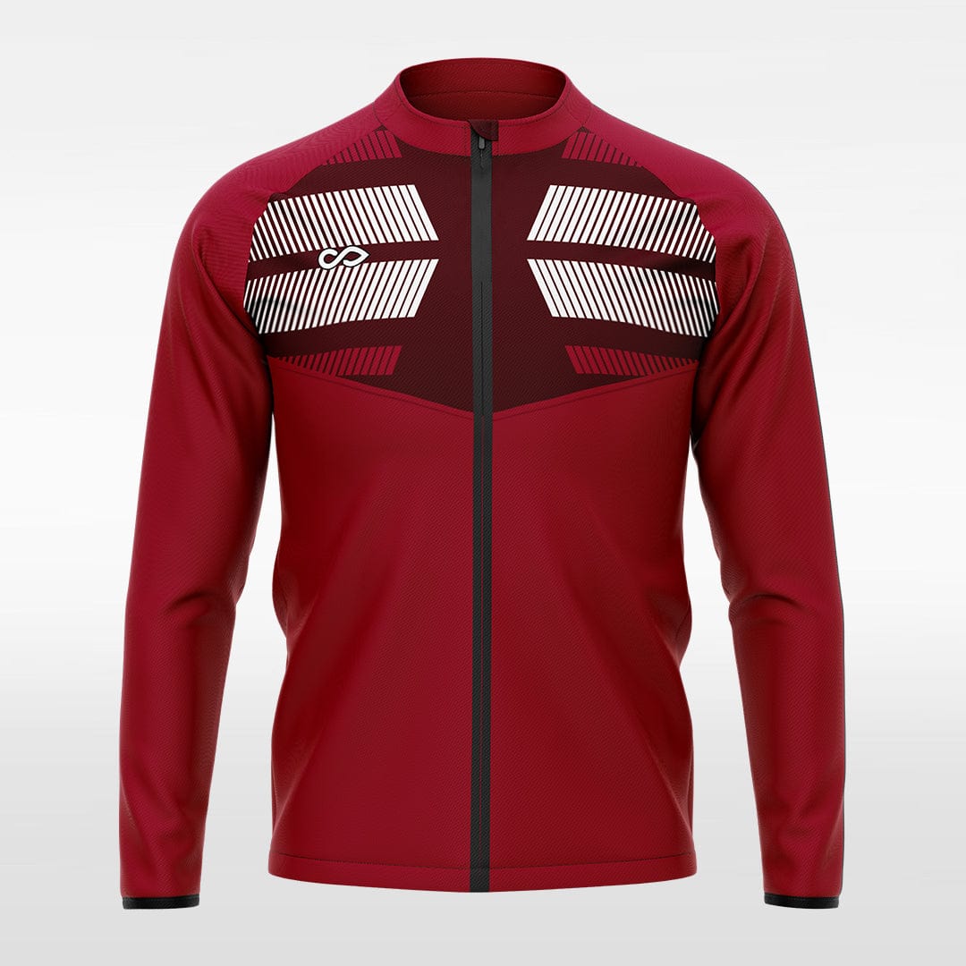 Notre Dame Full-Zip Jacket Custom Red