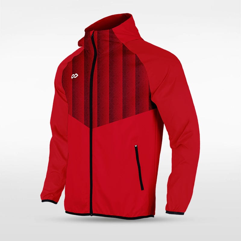 Red Historic India Sublimated Full-Zip Jacket