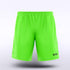 Men Sublimated Team Shorts Fluorescent Green