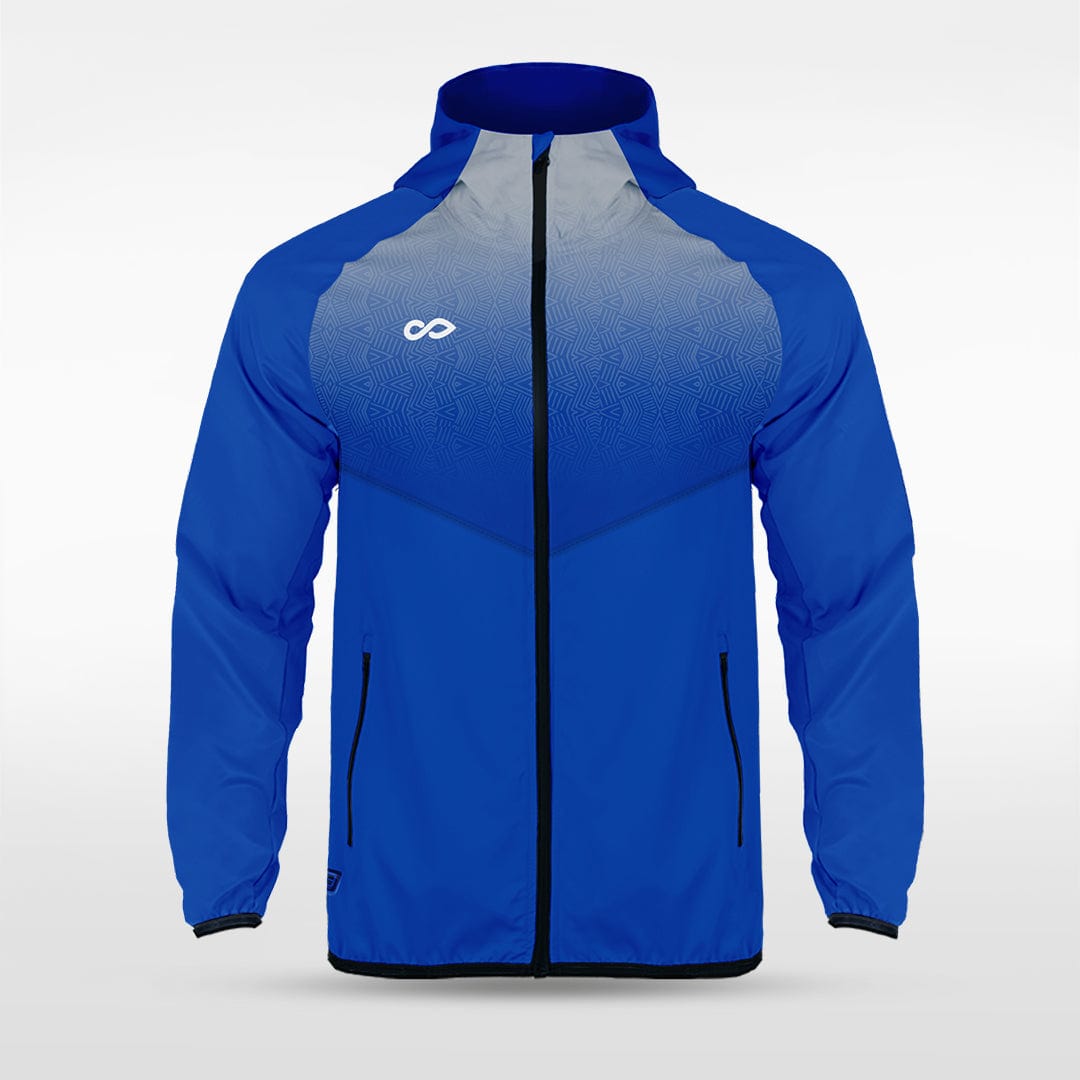 Blue Historic Maya Customized Full-Zip Jacket Design