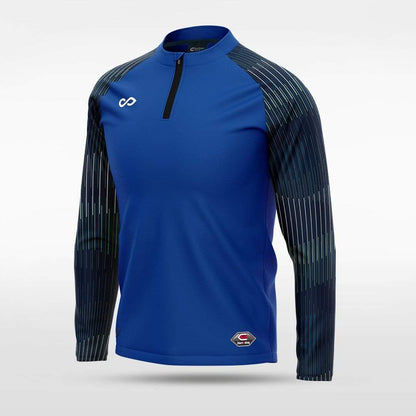 Blue Embrace Orbit Men 1/4 Zip Jersey Design