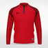 Red Historic India Sublimated 1/4 Zip Top