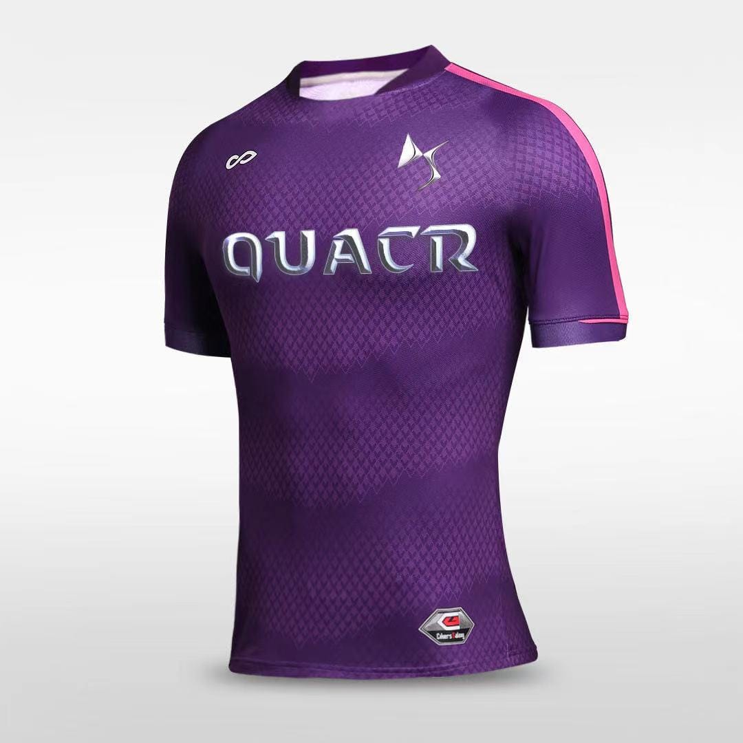 Purple Men's Team Soccer Jersey Design