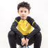 Kid Quarter Zip Coat Wholesale Yellow and Black