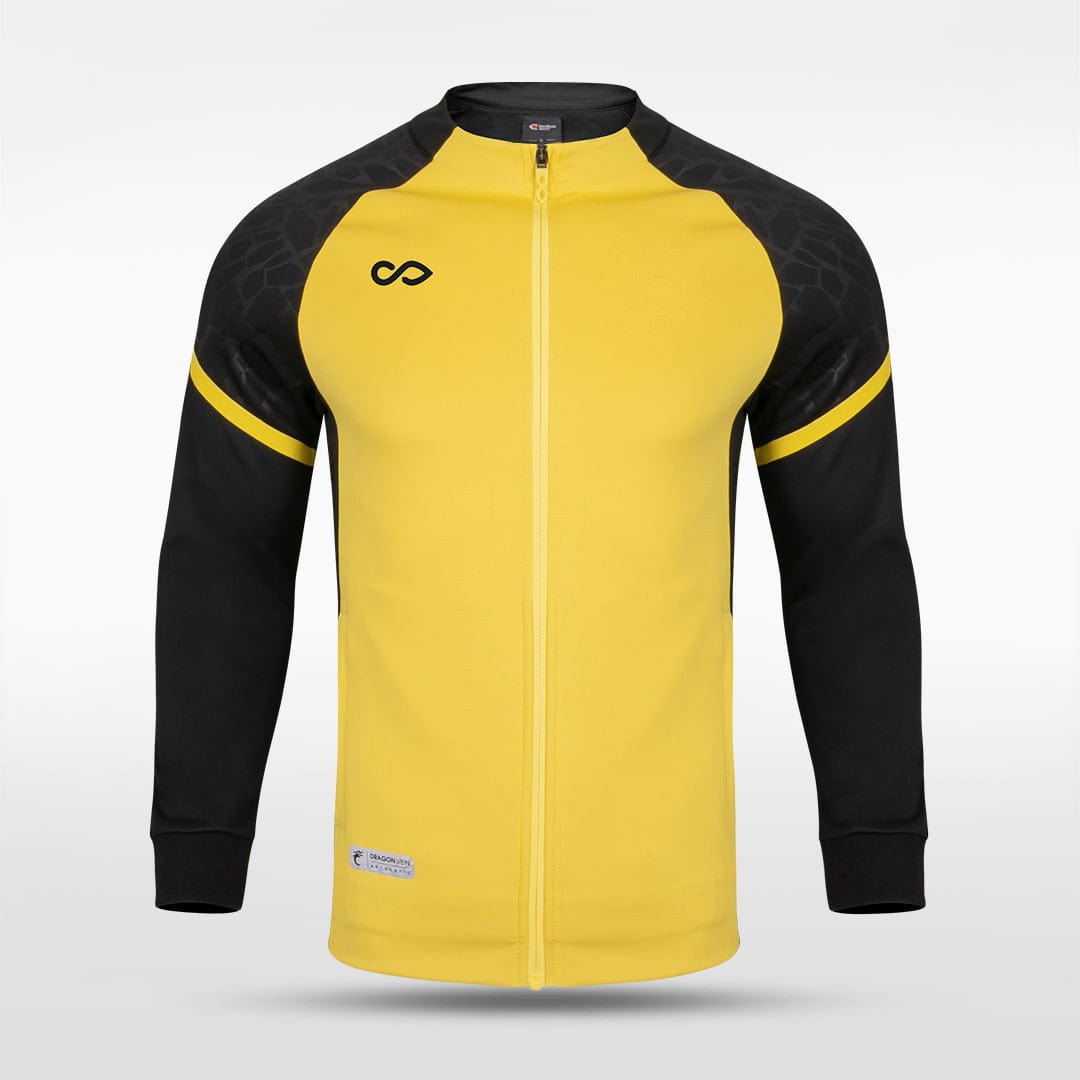 Dragon Vein 2 Custom Sports Zip Jacket Yellow