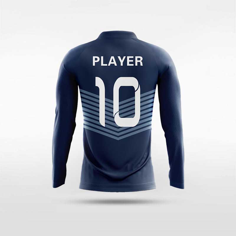 Customized Navy Blue Men's Soccer Jerseys