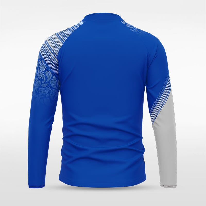 Blue Historic Babylon Men 1/4 Zip Jersey for Team