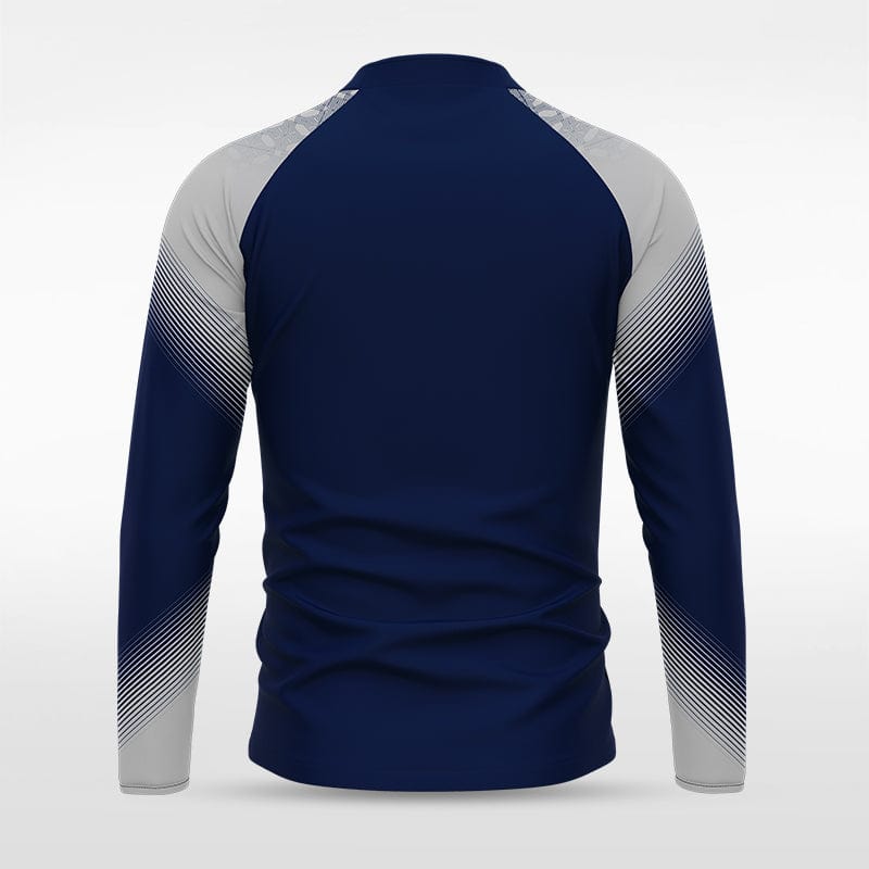 Navy Blue Historic Greek Full-Zip Jacket for Team