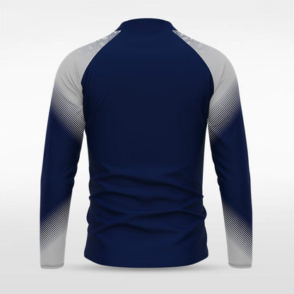 Navy Blue Historic Greek Full-Zip Jacket for Team