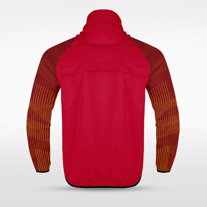 Red Embrace Orbit Sublimated Full-Zip Jacket