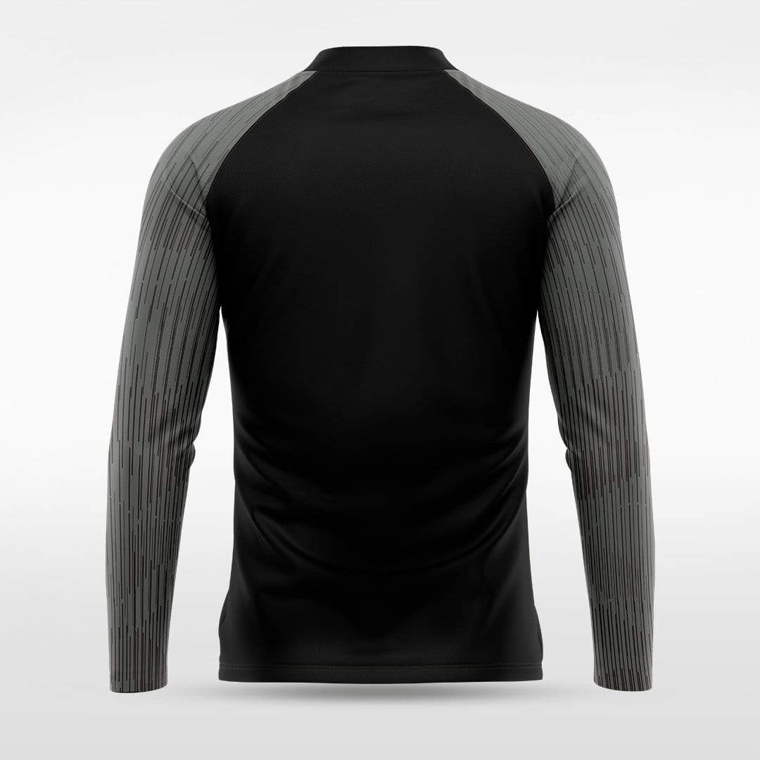 Black Embrace Orbit Men 1/4 Zip Jersey for Team