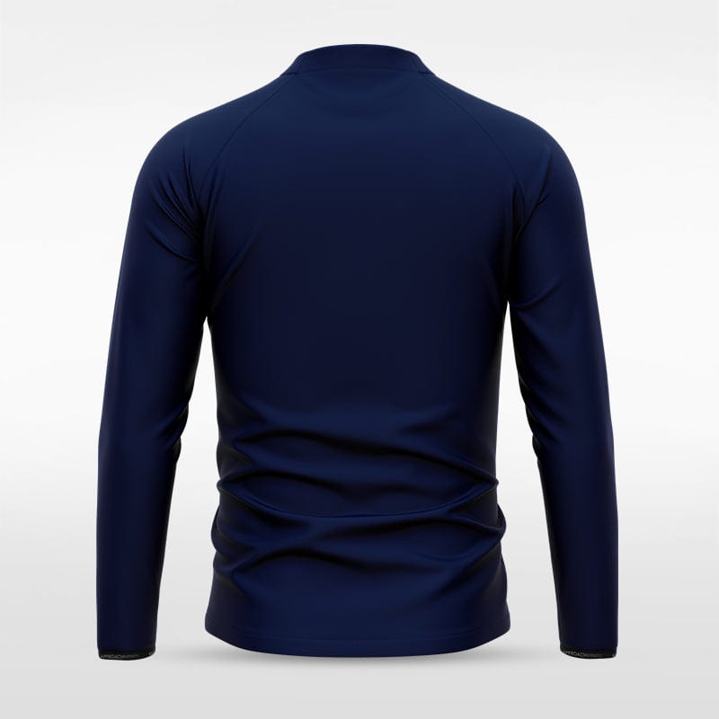 Navy Blue Historic Greek Full-Zip Jacket for Team