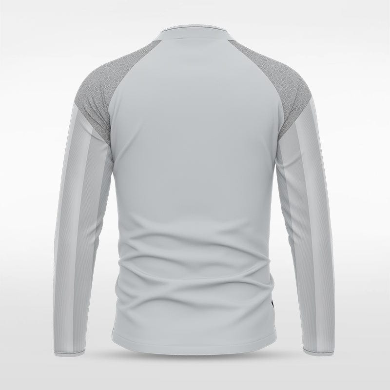 Gray Historic India Men 1/4 Zip Jersey for Team