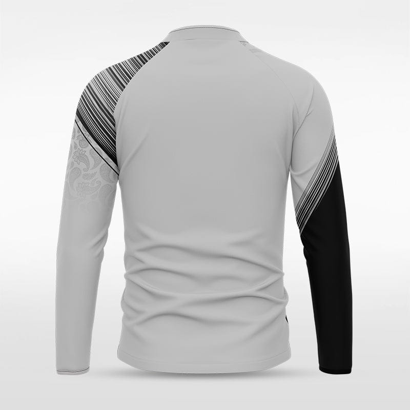 Gray Historic Babylon Sublimated 1/4 Zip Top