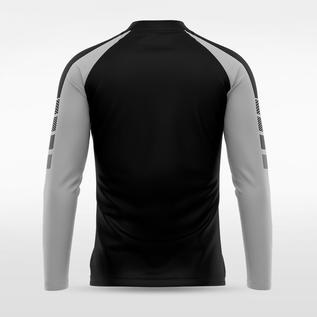 Black Embrace Wind Stopper Custom 1/4 Zip Jersey