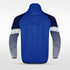 Blue Embrace Splash Customized Full-Zip Jacket Design