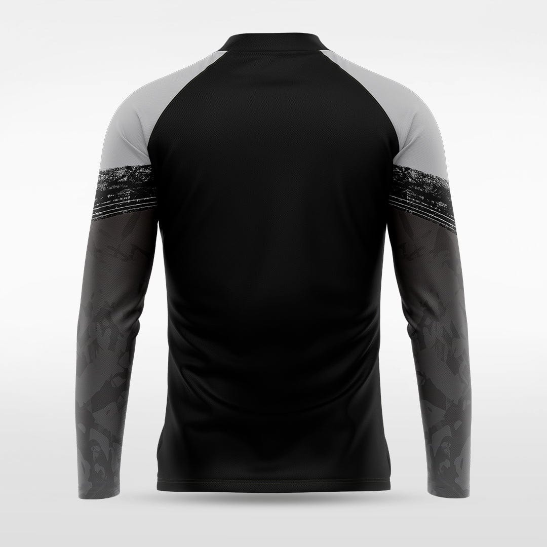 Black Embrace Splash Custom 1/4 Zip Jersey