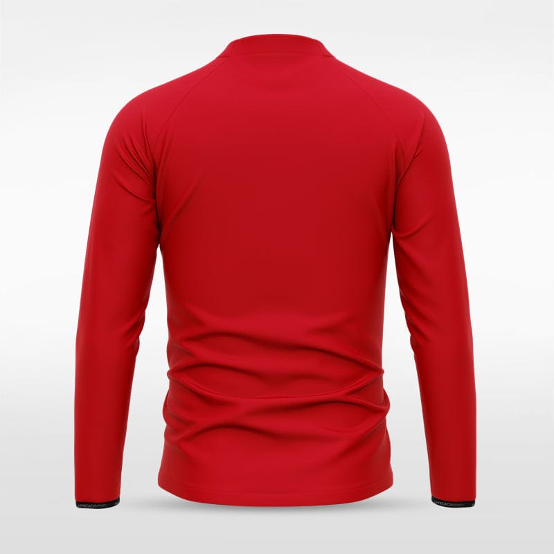 Red Historic Egypt Full-Zip Jacket Design