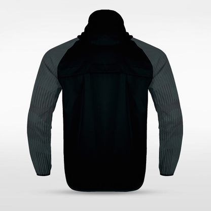 Black Embrace Orbit Full-Zip Jacket Design