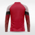 Red Embrace Splash Custom 1/4 Zip Top