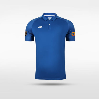 Blue Star Sublimated Polo Design