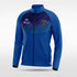 Blue Embrace Mirror Full-Zip Jacket Design