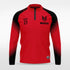 Red Historic Greek Full-Zip Jacket for Team