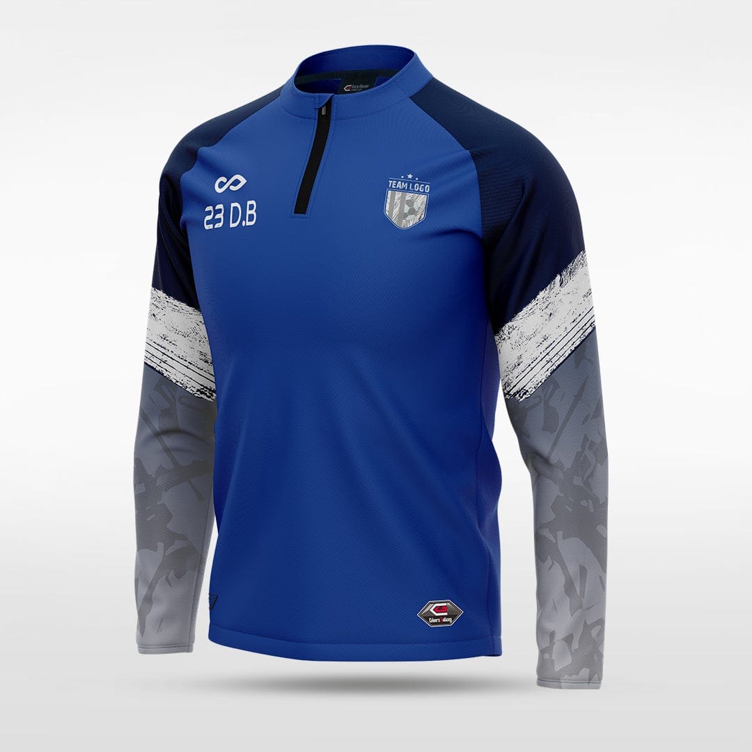 Blue Embrace Splash Sublimated 1/4 Zip Top