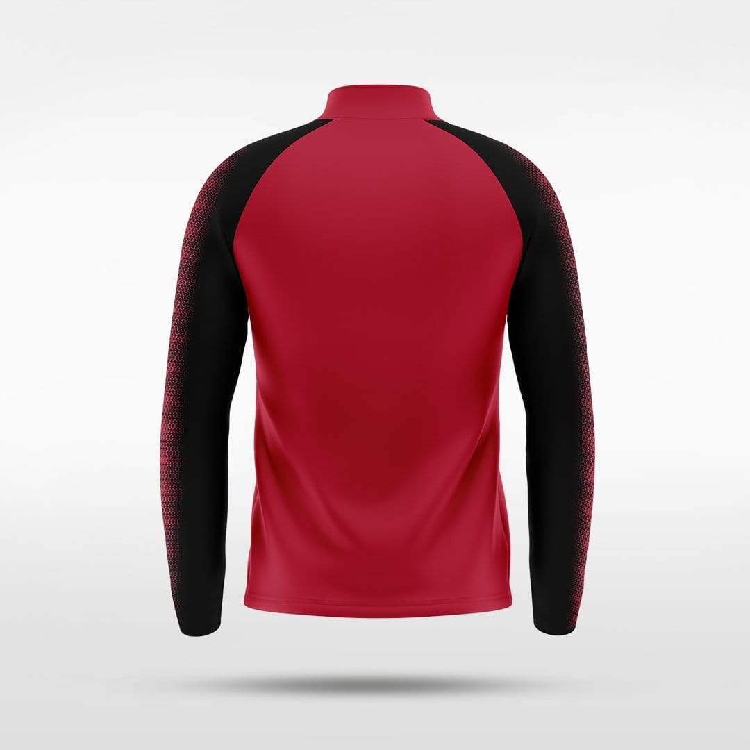 Embrace Radiance Full-Zip Jacket Design Red