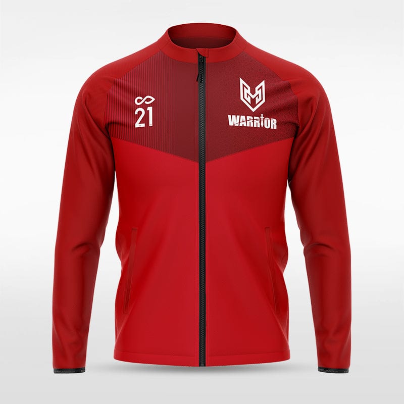 Red Historic Greek Full-Zip Jacket for Team