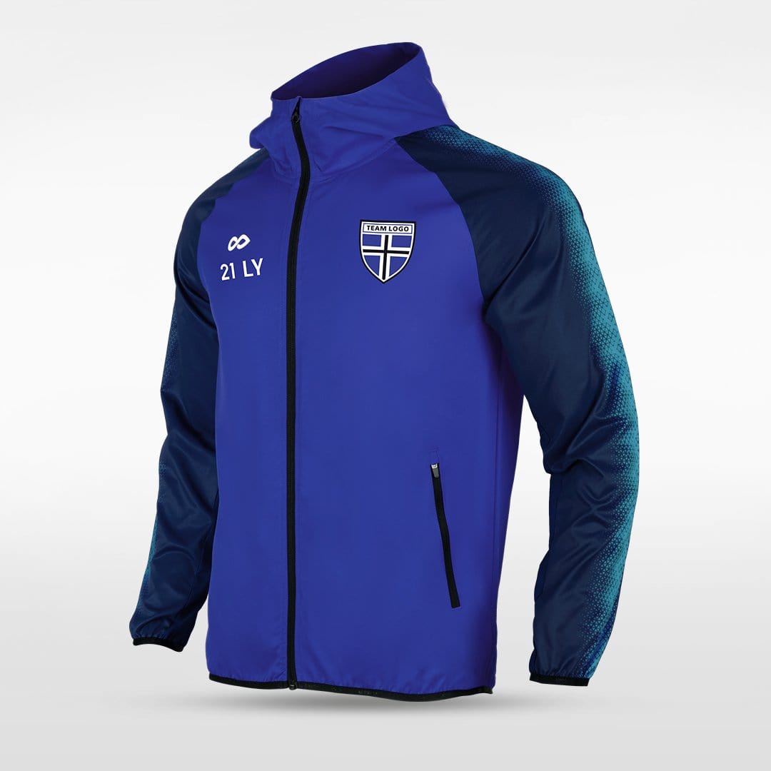 Blue Embrace Radiance Sublimated Full-Zip Jacket