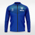 Blue Historic Greek Full-Zip Jacket Design