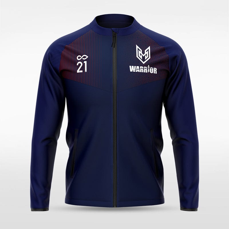 Navy Blue Historic Greek Sublimated Full-Zip Jacket