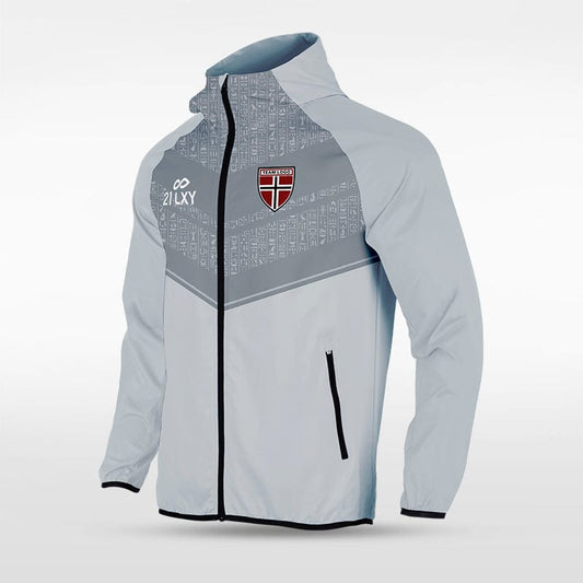 Grey Historic Egypt Sublimated Full-Zip Jacket