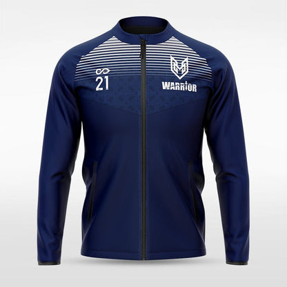 Navy Blue Historic Greek Sublimated Full-Zip Jacket