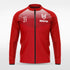 Red Historic Greek Full-Zip Jacket for Team