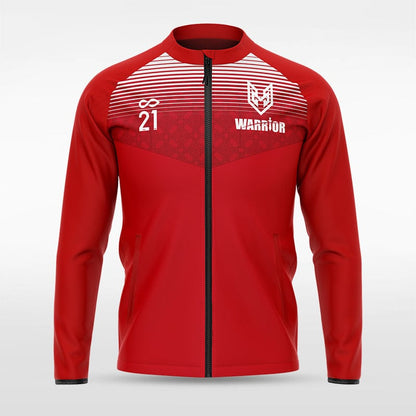 Red Historic Greek Full-Zip Jacket for Team