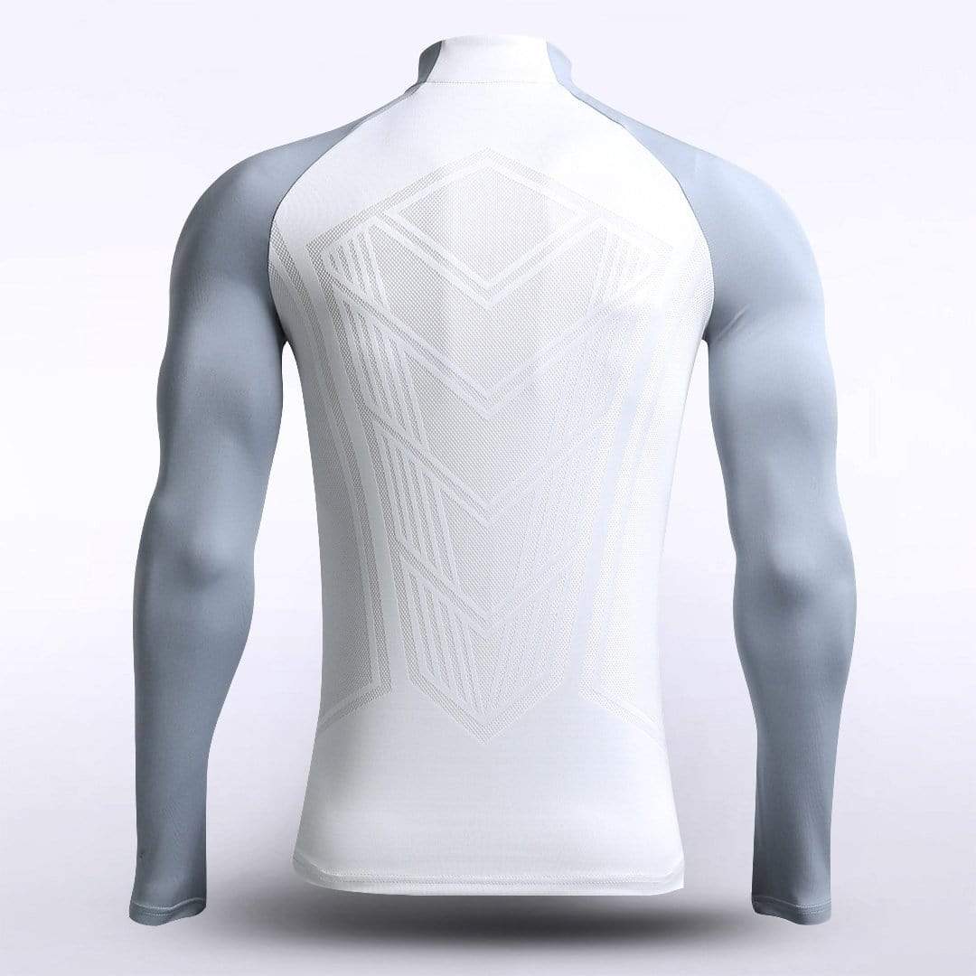 Dragon Vein Adult Zip Top Design White