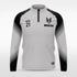 Gray Historic Greek Customized Full-Zip Jacket Design