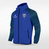 Blue Embrace Orbit Sublimated Full-Zip Jacket