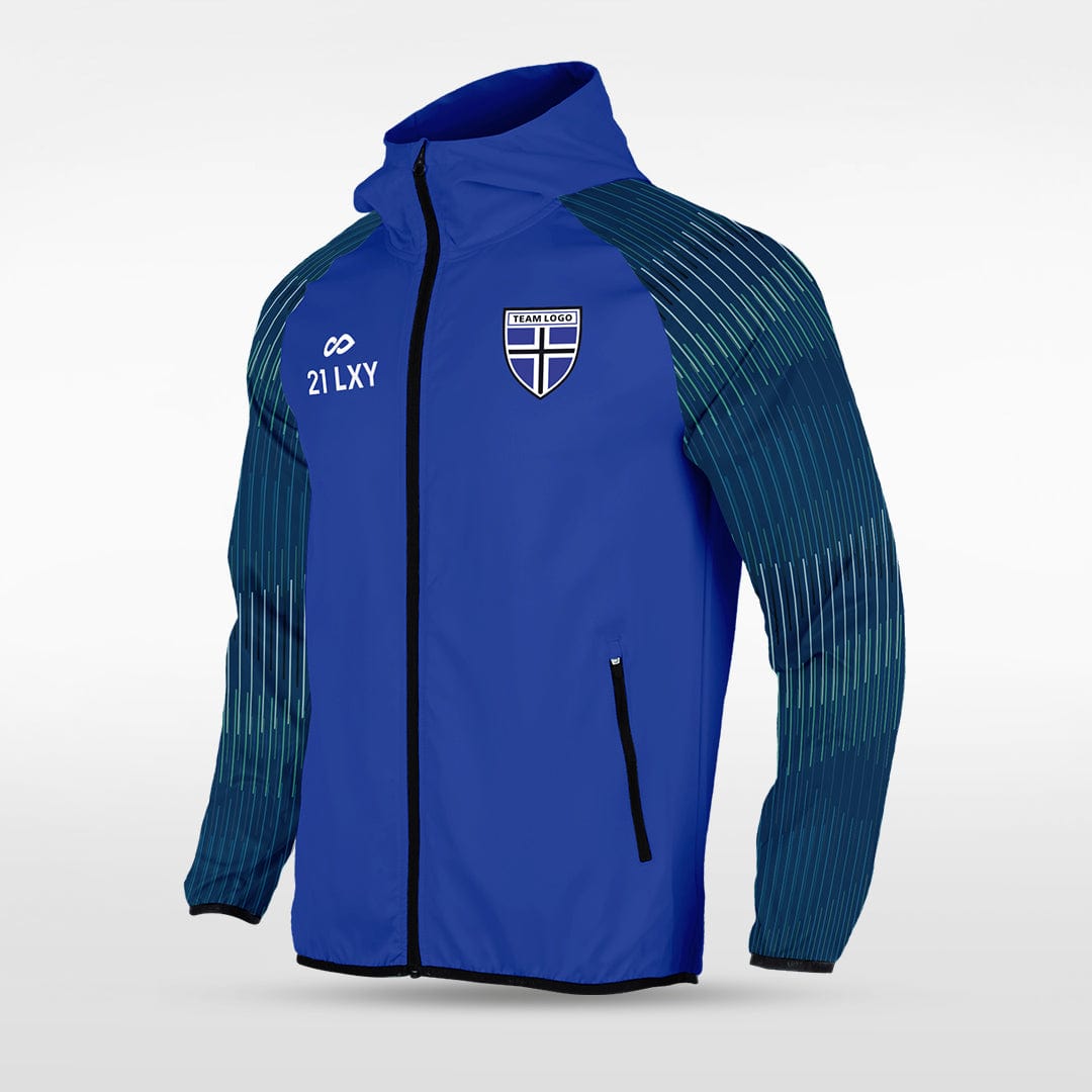 Blue Embrace Orbit Sublimated Full-Zip Jacket