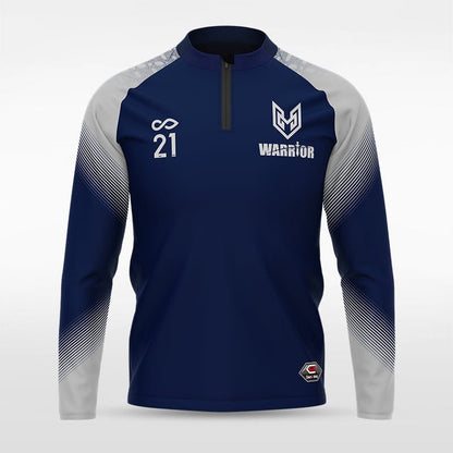 Navy Blue Historic Greek Sublimated Full-Zip Jacket