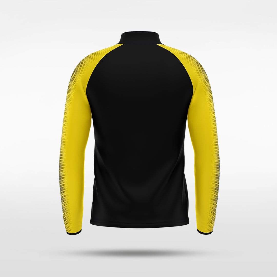 Embrace Radiance Full-Zip Jacket Design Yellow