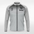 Gray Historic Greek Customized Full-Zip Jacket Design