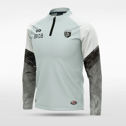 Grey Embrace Splash Custom 1/4 Zip Jersey