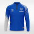 Blue Historic Babylon Custom 1/4 Zip Top