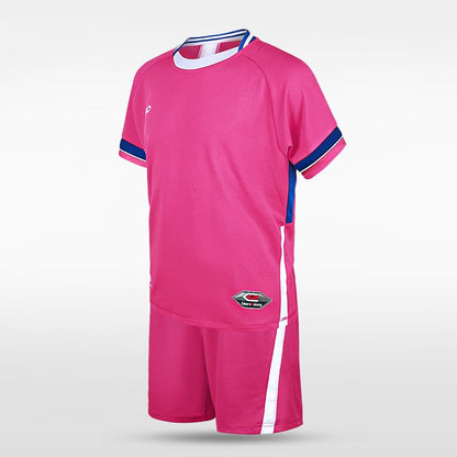 Pink Kids Football Kit