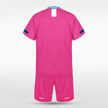 Pink Custom Kids Football Kit