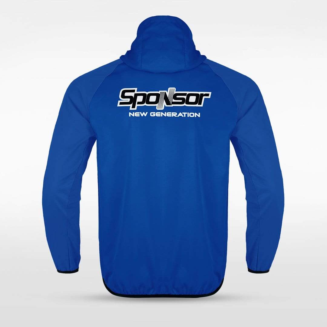 Blue Light Speed Full-Zip Jacket Custom 