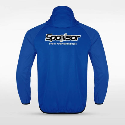 Blue Light Speed Full-Zip Jacket Custom 